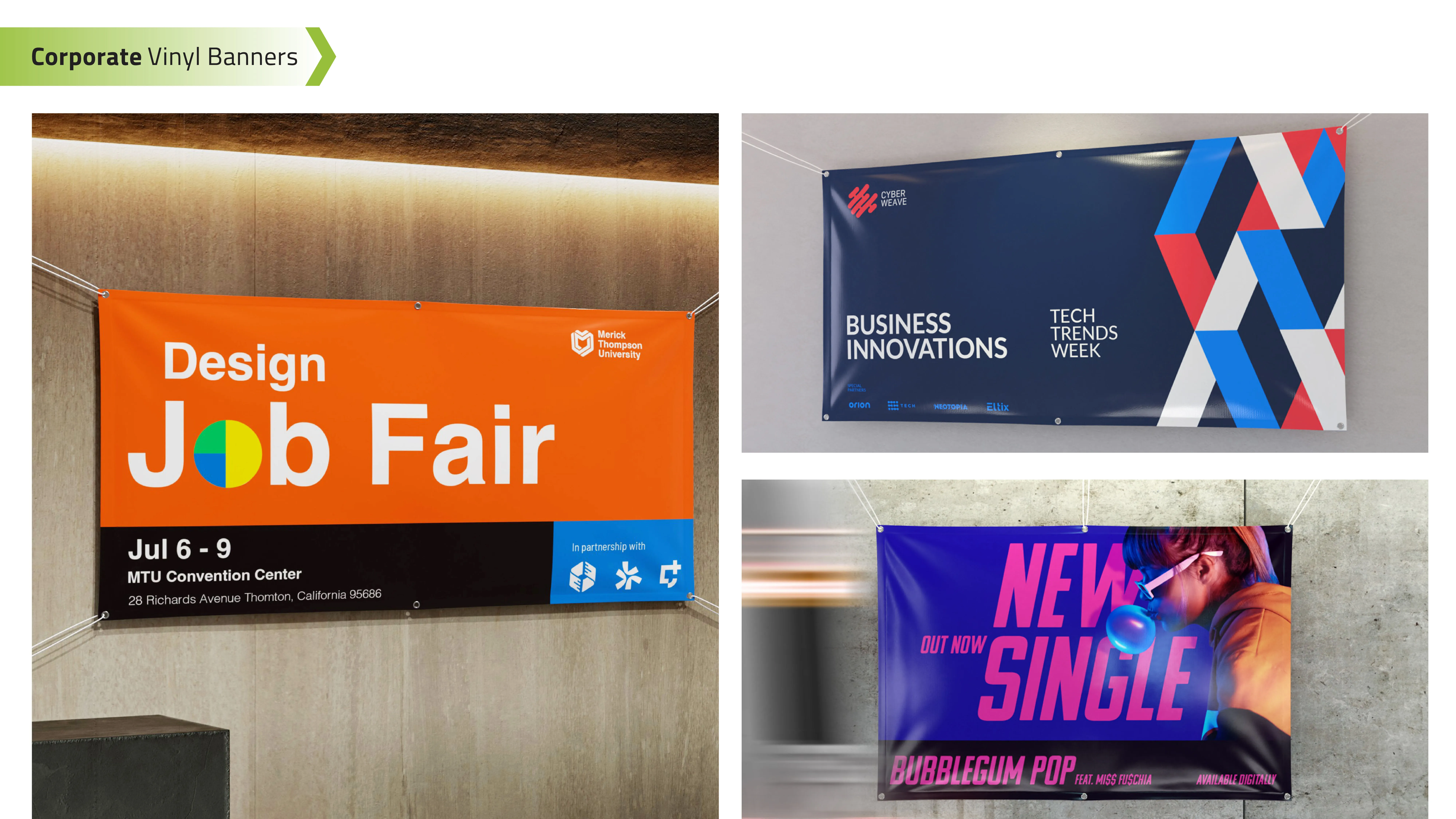 Corporate Vinyl Banners